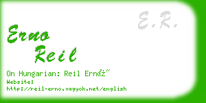 erno reil business card